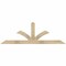 Ekena Millwork Richland Rough Sawn Timber Gable Bracket, Douglas Fir, 72"W x 24"H x 2"D x 4"F, 8/12 Pitch GBW072X24X0204RIC00RDF - alternate 1